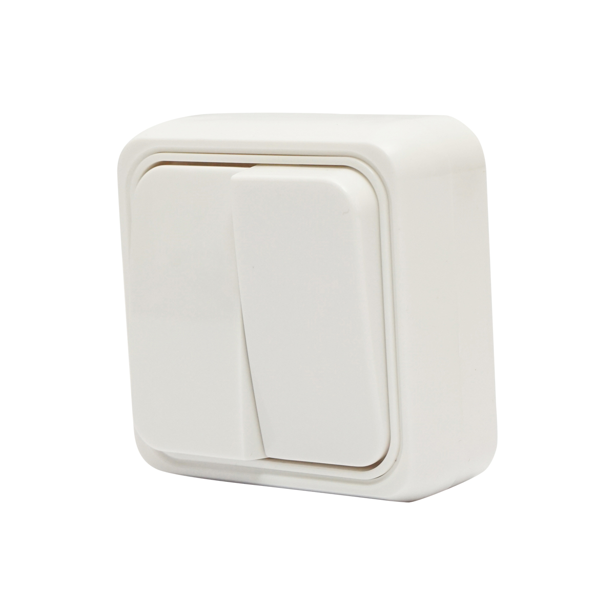 Intrerupator dublu aplicat PT, 10AX, 250V Breckner Germany – imagine 3