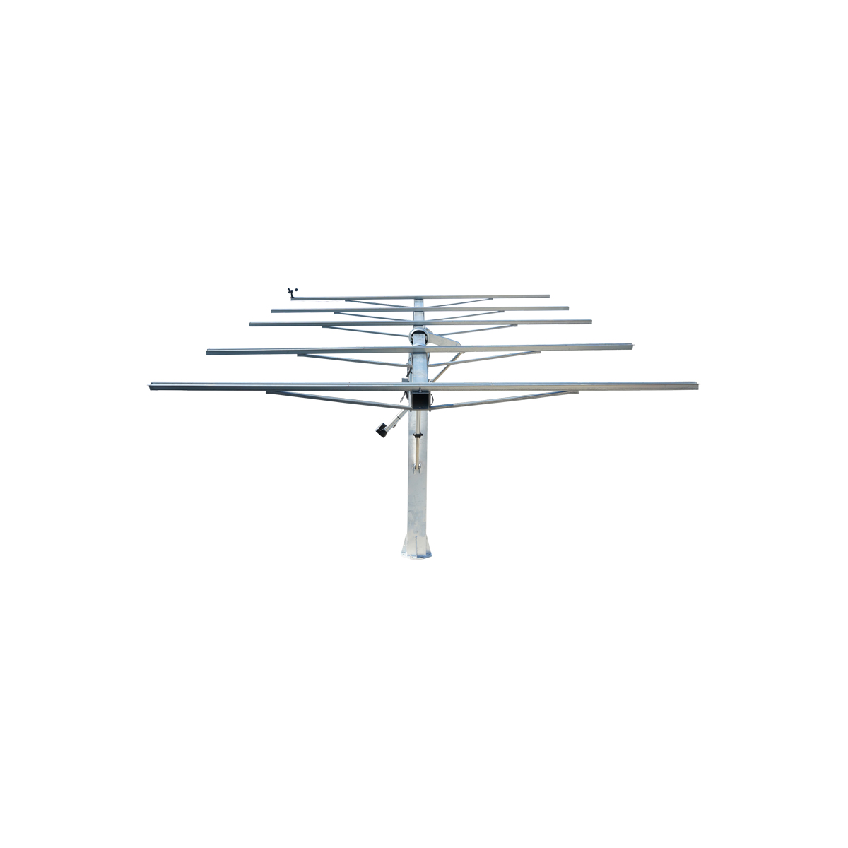 Sistem complet montare, structura tracker solar automat 4.7 KW, 8 panouri de 590W cu GPS si senzor vant Breckner Germany – imagine 3