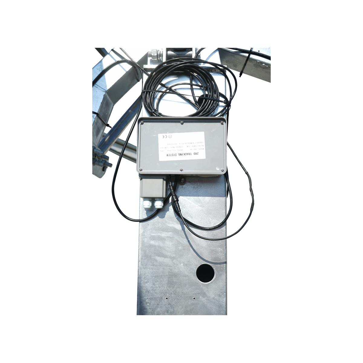 Sistem complet montare, structura tracker solar automat 4.7 KW, 8 panouri de 590W cu GPS si senzor vant Breckner Germany – imagine 6