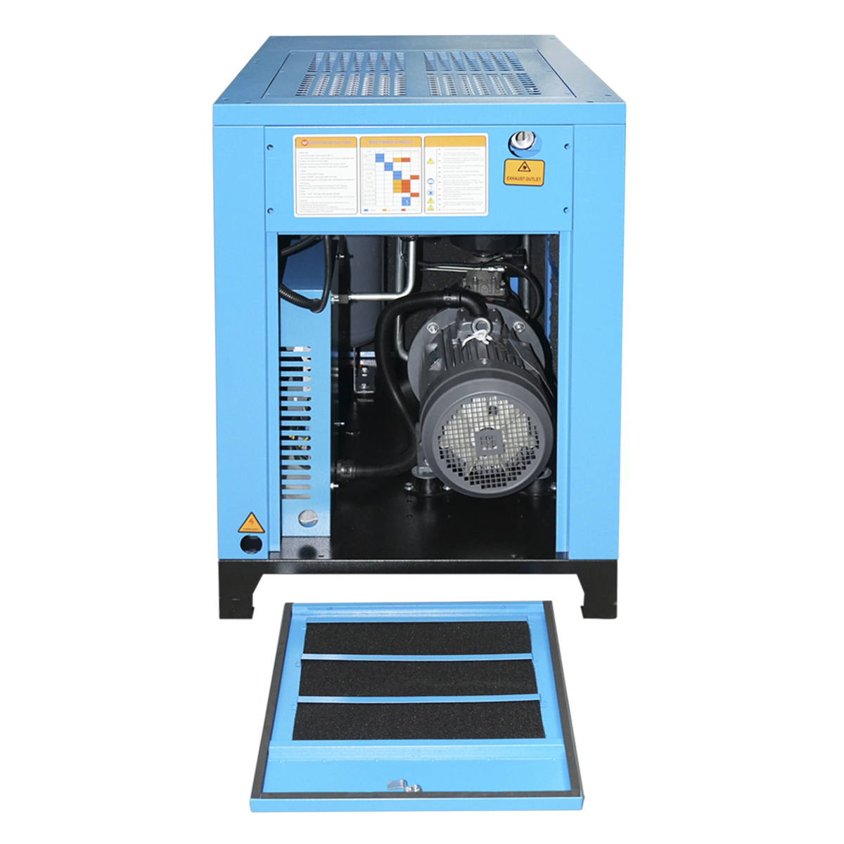 Compresor cu surub 11KW/ 15CP, 1.5mc/min cu uscator Breckner Germany – imagine 2