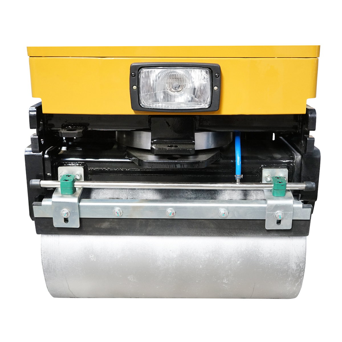Cilindru compactor 800kg, cu tambur 2x635mm, motor 9CP diesel CF178, pornire electrica sau manuala – imagine 5