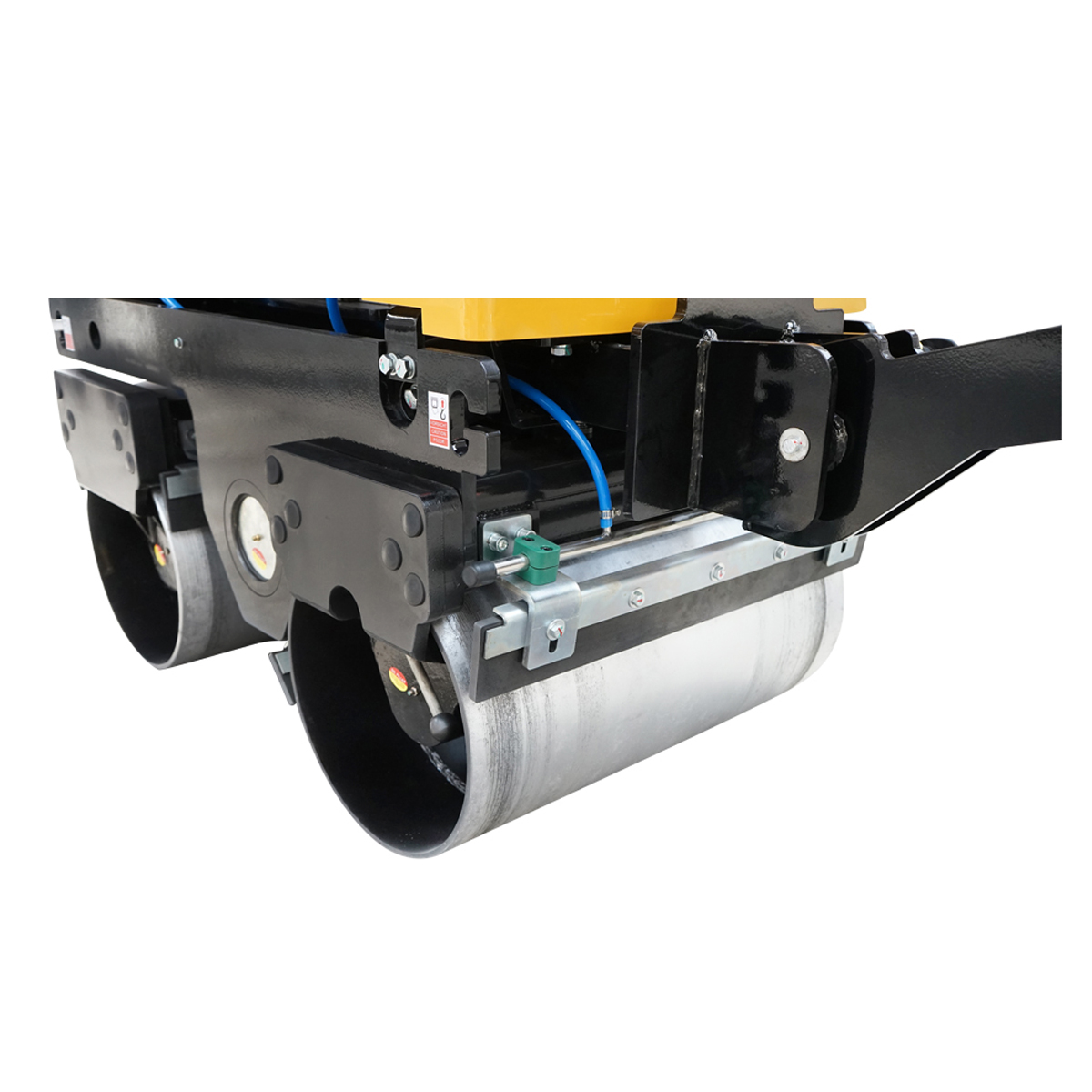 Cilindru compactor 800kg, cu tambur 2x635mm, motor 9CP diesel CF178, pornire electrica sau manuala – imagine 7