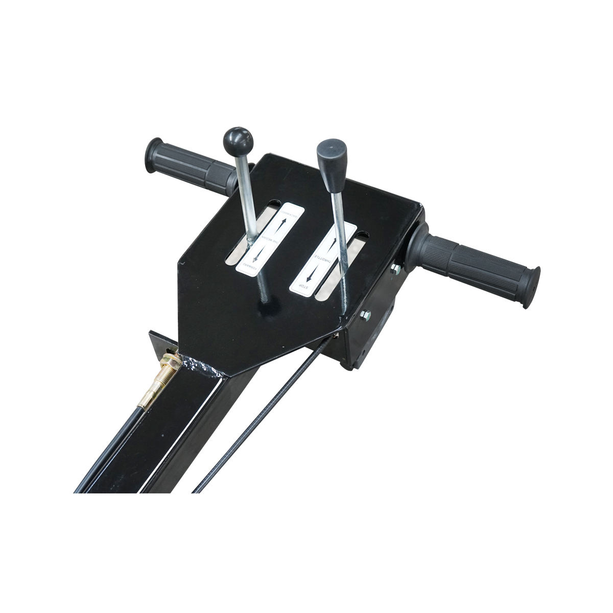 Cilindru compactor 550kg cu tamburi 2x600mm si motor diesel 6CP, CF178, pornire elctrica sau manuala – imagine 6