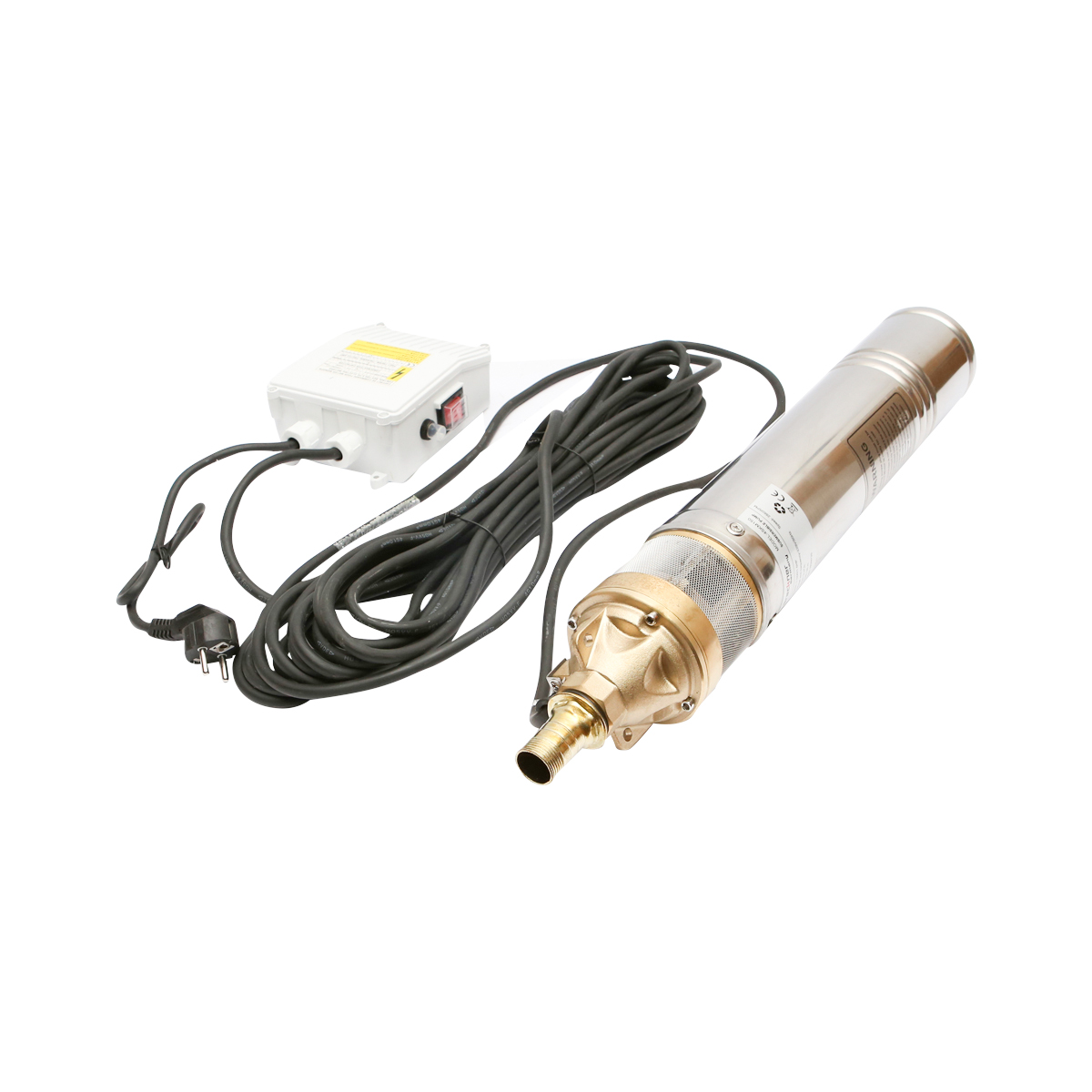 Pompa apa submersibila D100mm, 50l/min H50m, 220V, 750W cu panou de comanda 4SKM100 Breckner Germany – imagine 2