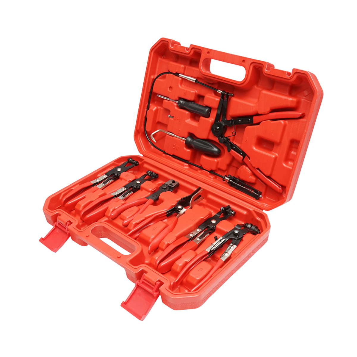 Trusa clesti pentru coliere furtun i9 piese  Breckner Germany