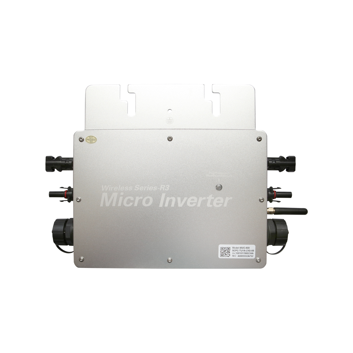 Microinvertor pentru 2 panouri solare fotvoltaice 300W, 230V, WiFi, IP65, MPPT – imagine 2