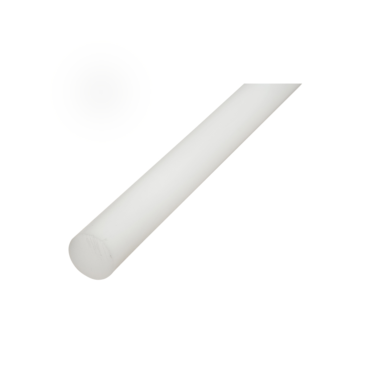 Bara poliamida, polioximetilena-poliacetal POM alba 1000x110mm 14.6Kg