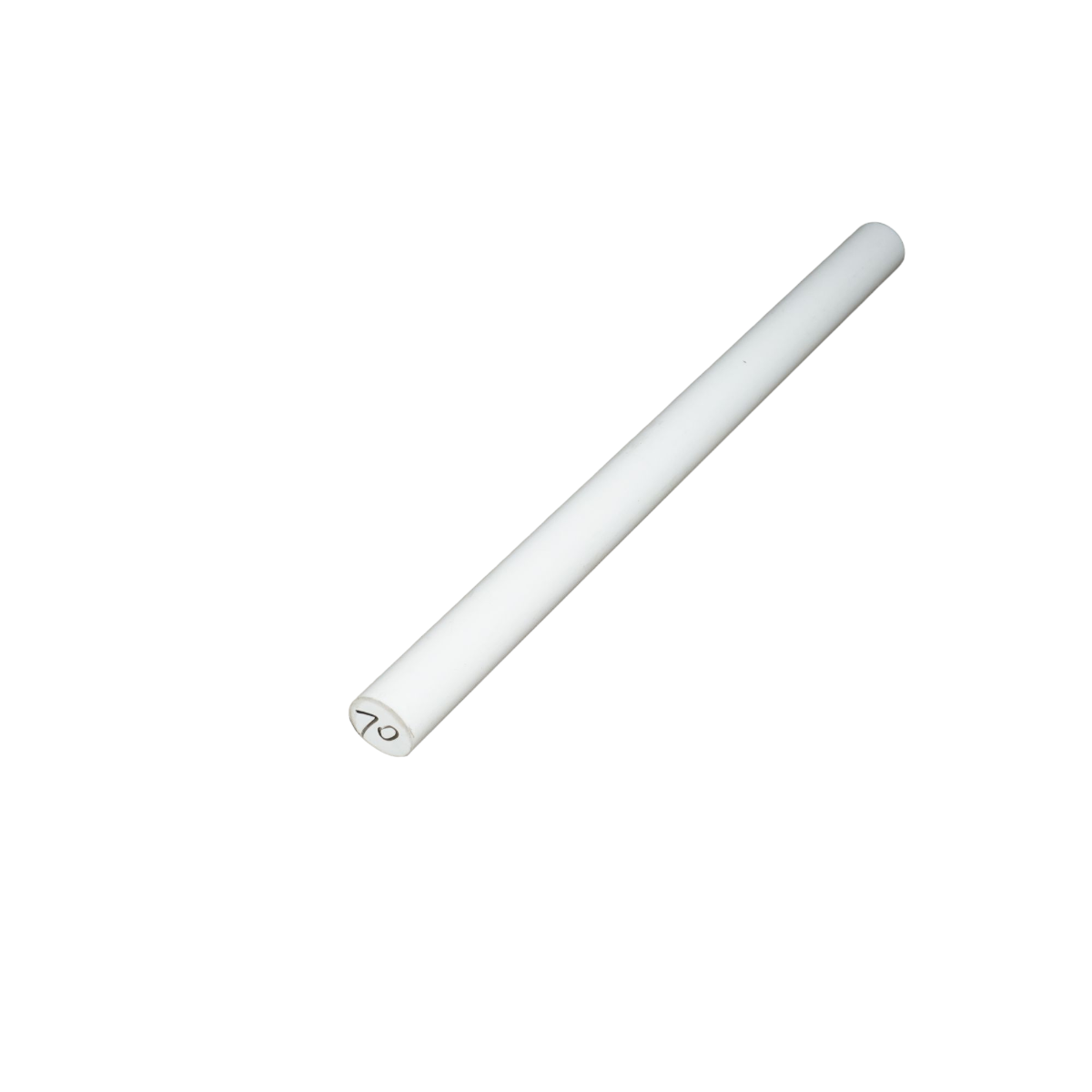 Bara teflon, PTFE, politetrafluoretilena alba 80x1000 mm. 8.9 kg