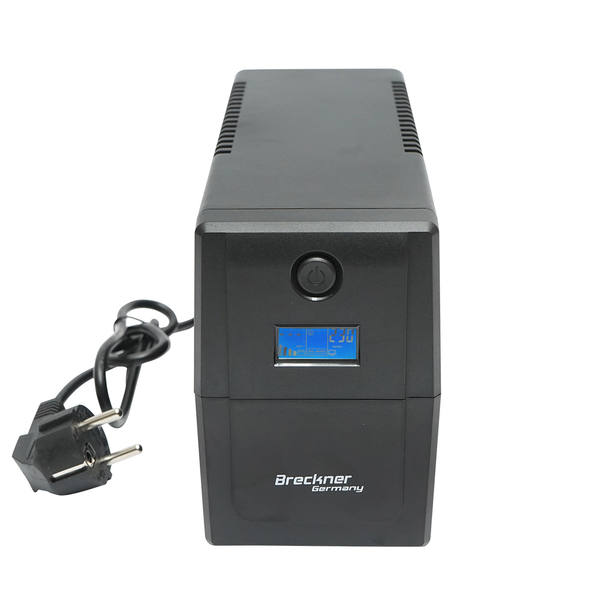 UPS 600VA/360W cu baterie 7Ah si 2 prize schuko, LCD, USB, AVR Breckner Germany