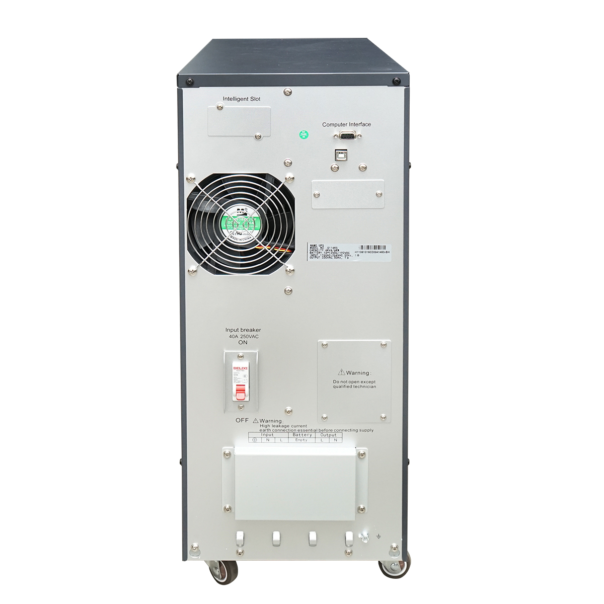 UPS monofazic 6KVA/6KW cu baterii 16x9Ah LCD, USB, AVR Breckner Germany – imagine 2