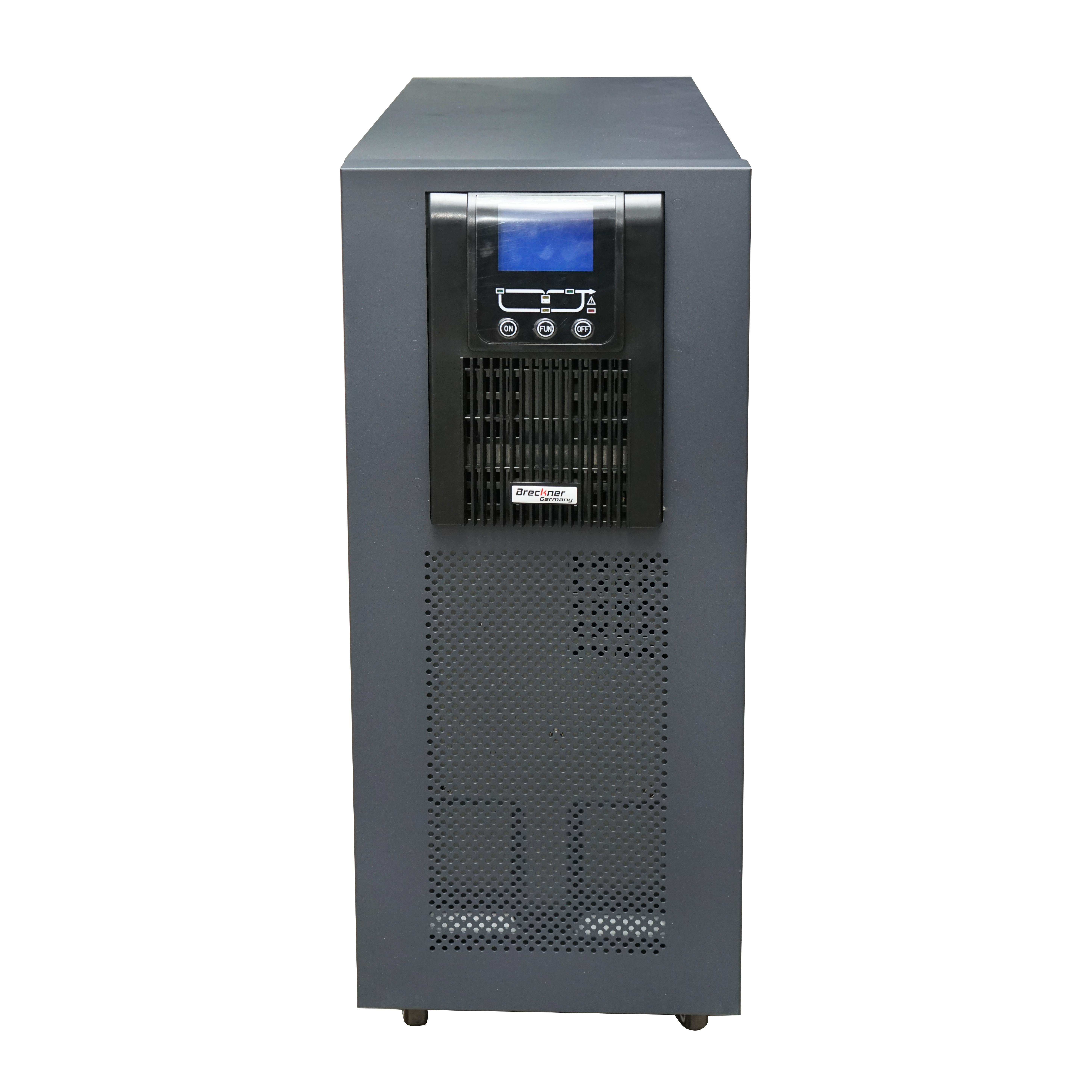 UPS monofazic 10KVA/10KW cu baterii 16x9Ah LCD, USB, AVR Breckner Germany