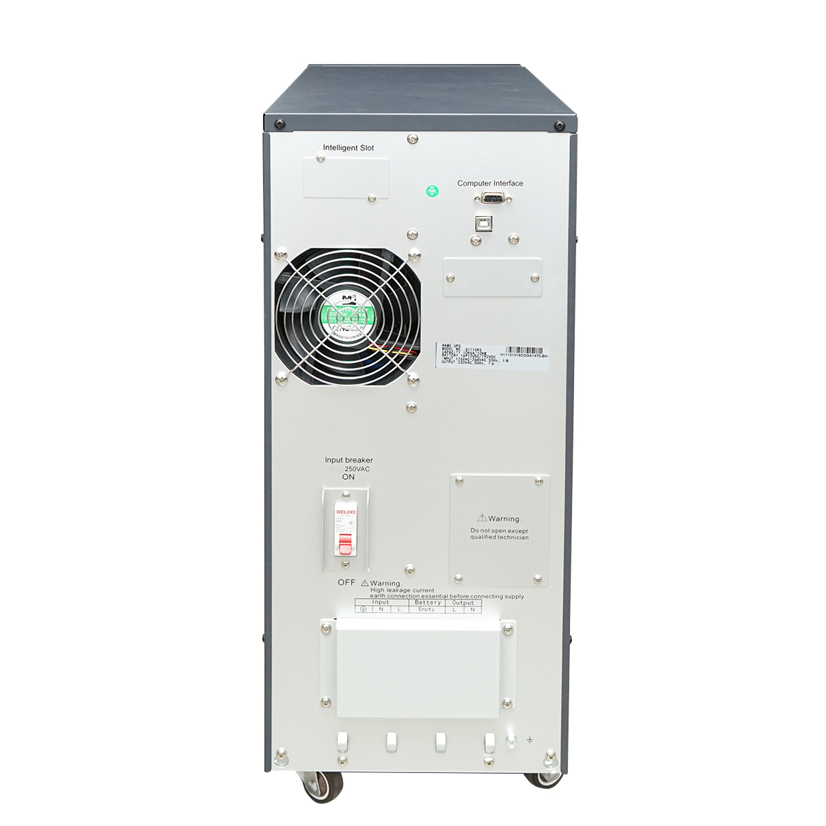 UPS monofazic 10KVA/10KW cu baterii 16x9Ah LCD, USB, AVR Breckner Germany – imagine 3