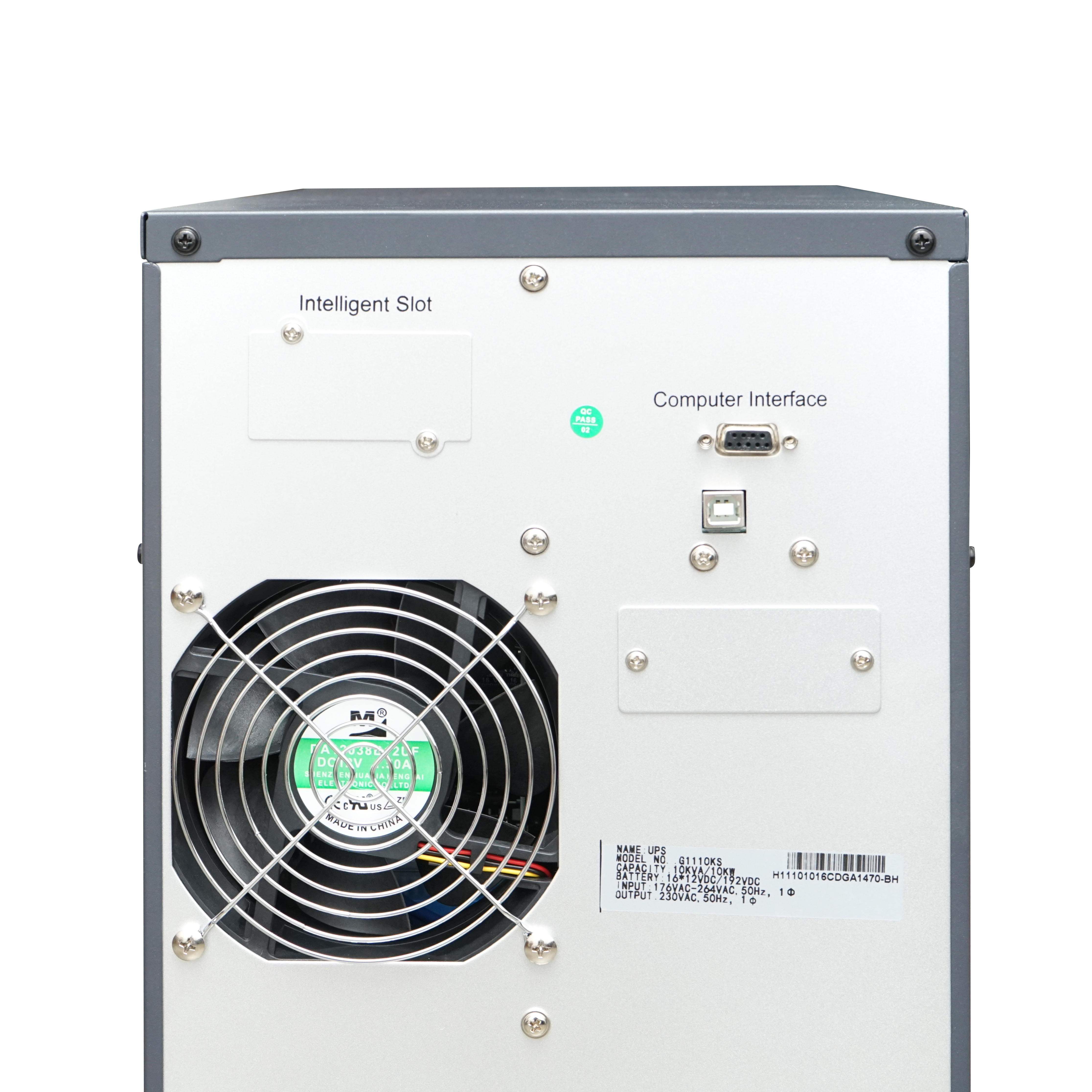 UPS monofazic 10KVA/10KW cu baterii 16x9Ah LCD, USB, AVR Breckner Germany – imagine 4