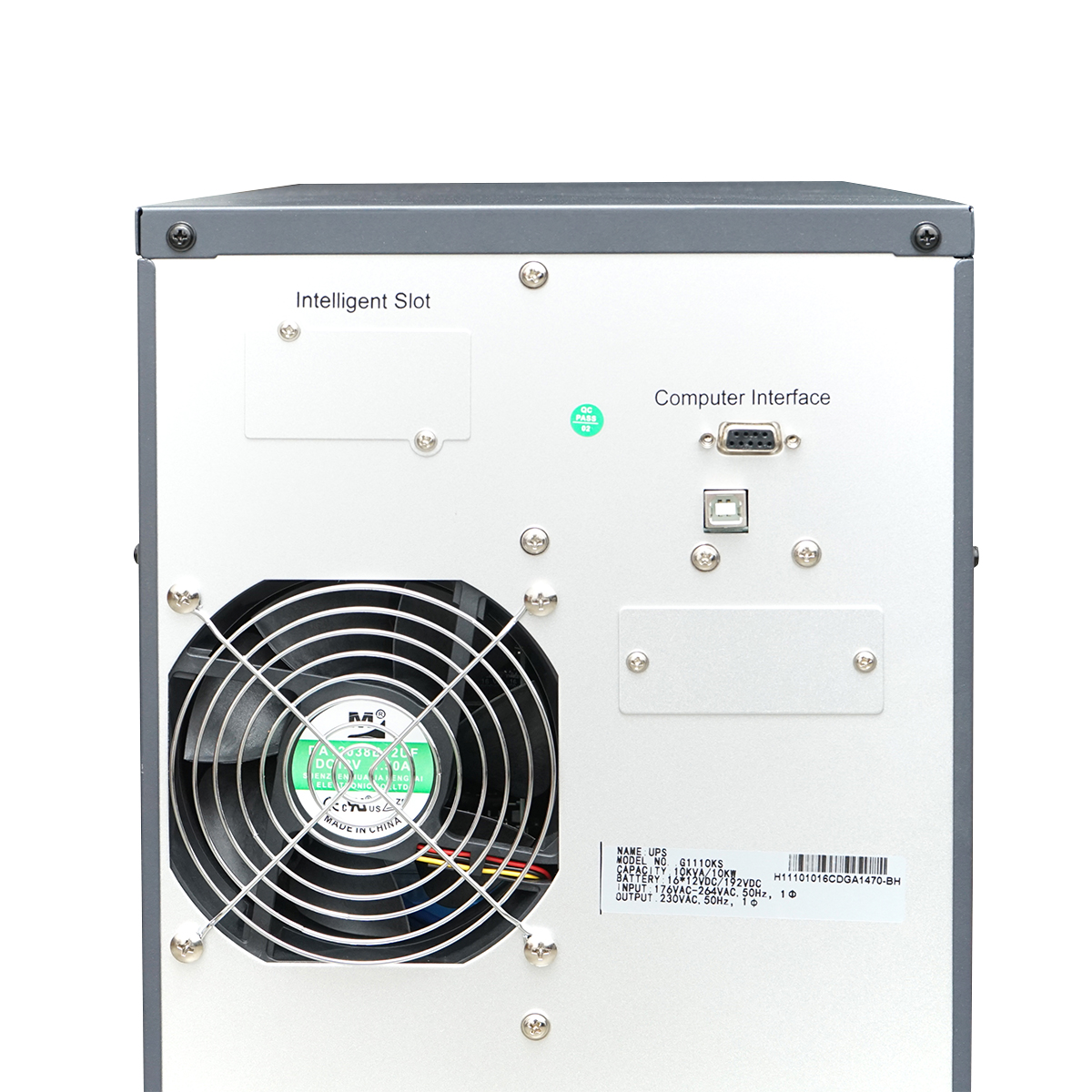 UPS monofazic 10KVA/10KW cu baterii 16x9Ah LCD, USB, AVR Breckner Germany – imagine 6