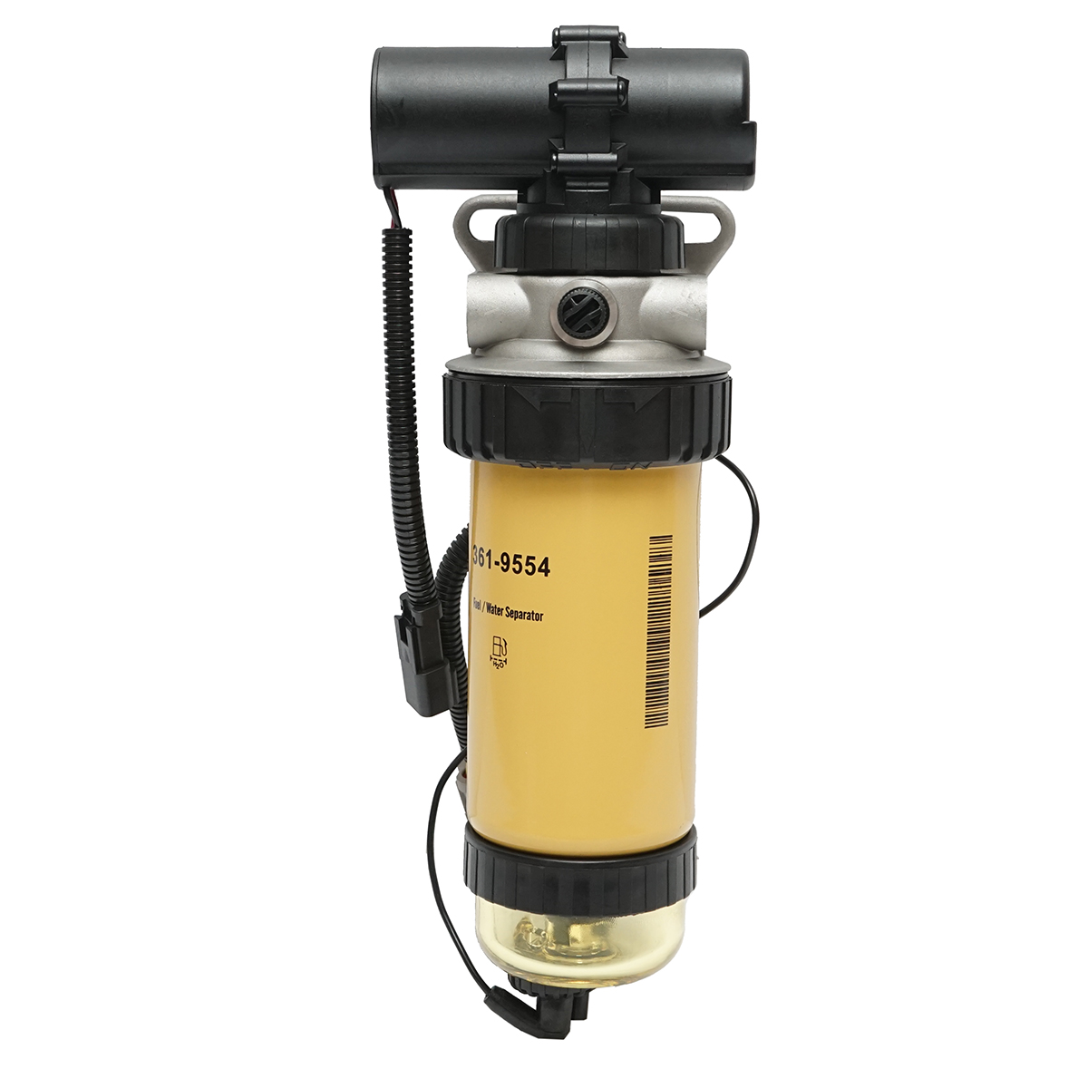 Baterie filtru cu pompa combustibil si separator apa pentru JCB, PERKINS OEM P551426, 32925694, 32921001, WK8113, 26560920
