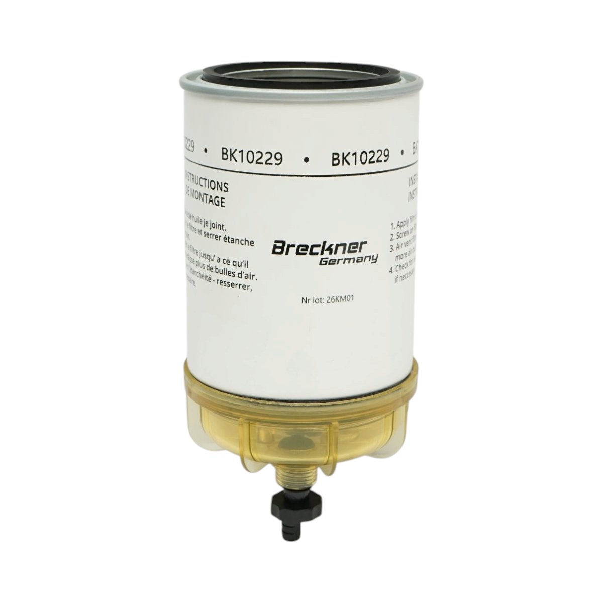 Filtru motorina cu separator apa Fendt, Deutz, Volvo, Bomag cod OEM 02934608, WK1070, 0004771602, 0013022790
