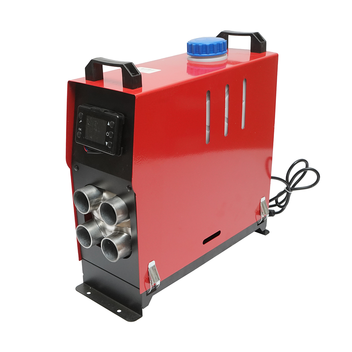 Sirocou, incalzitor stationar portabil 12-24/220V, 5KW, display LCD, cu telecomanda si bujie Kyocera Breckner Germany – imagine 2