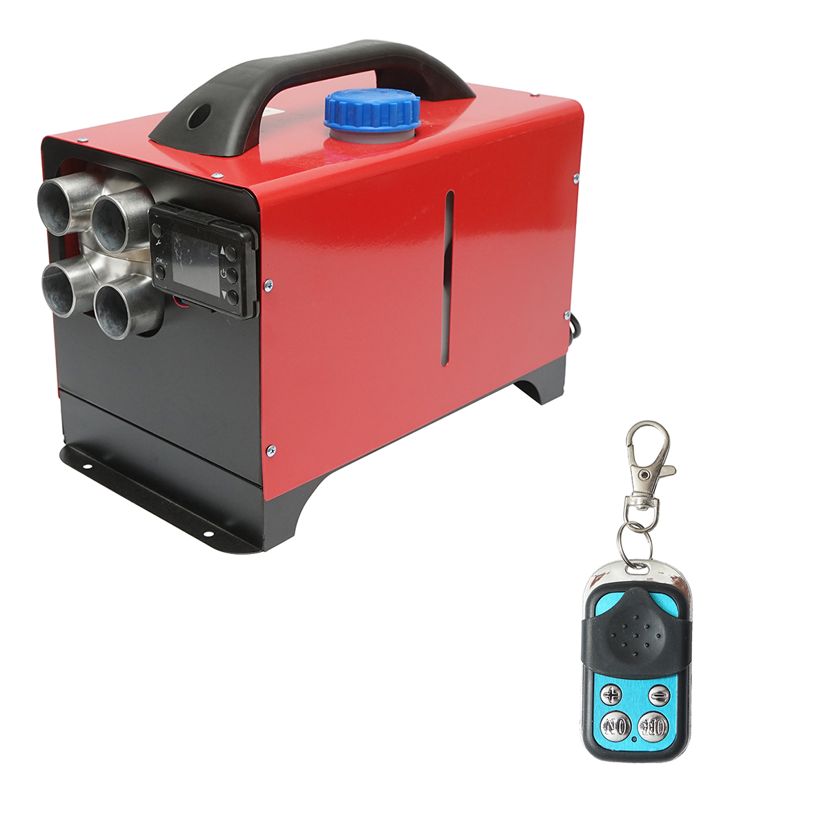 Incalzitor stationar sirocou portabil 12-24V/220V, 5kW, display LCD cu telecomanda si bujie Kyocera Breckner Germany