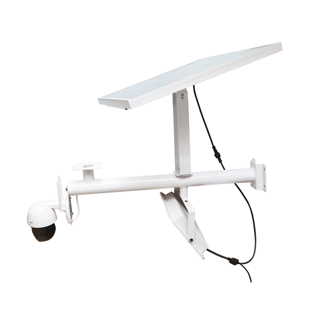 Camera de supraveghere cu proiector LED 300W, baterie, panou solar 60W si telecomanda Breckner Germany – imagine 2