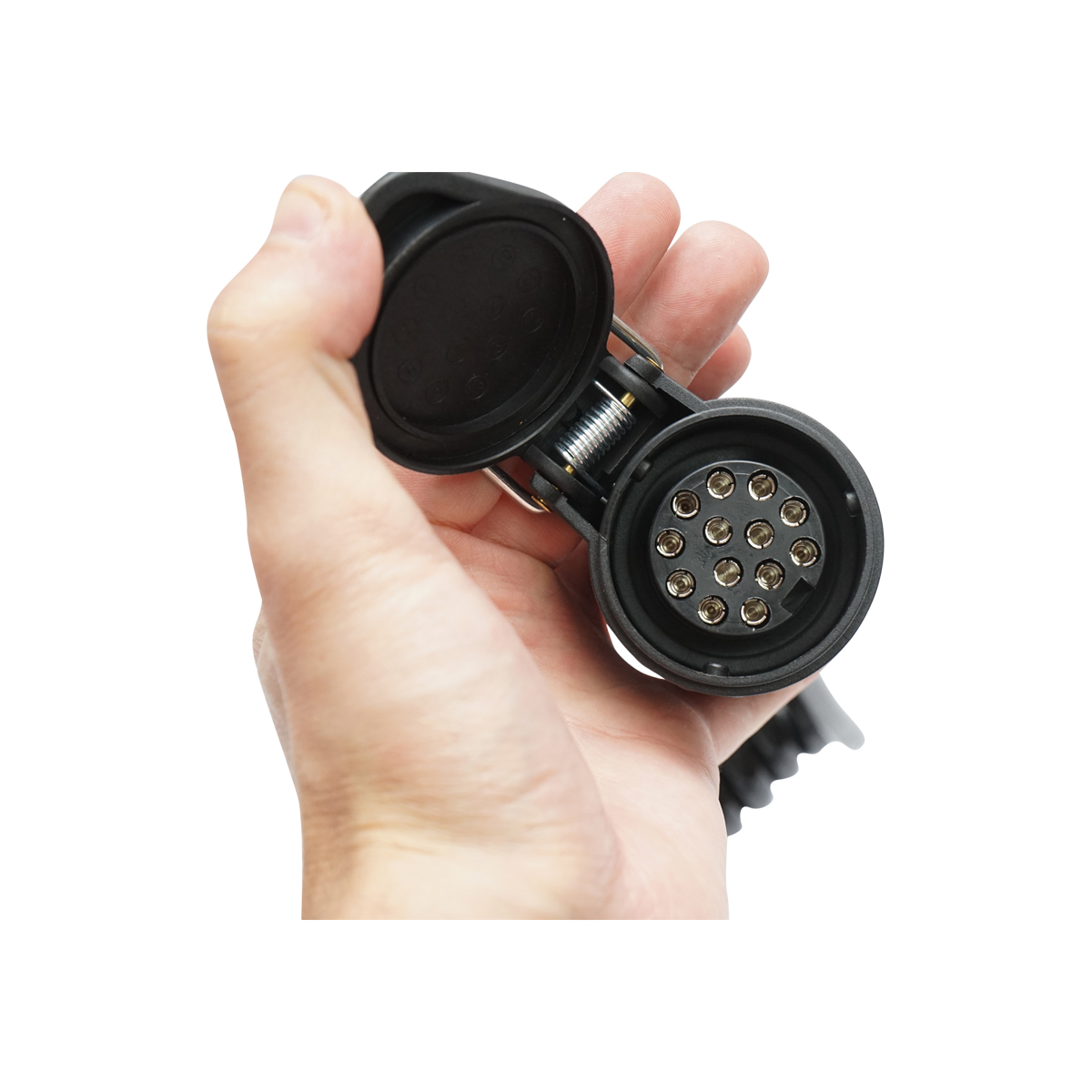 Cablu, adaptor remorca 2.2m cu fisa priza 13-13 pini mama-tata Breckner Germany – imagine 4
