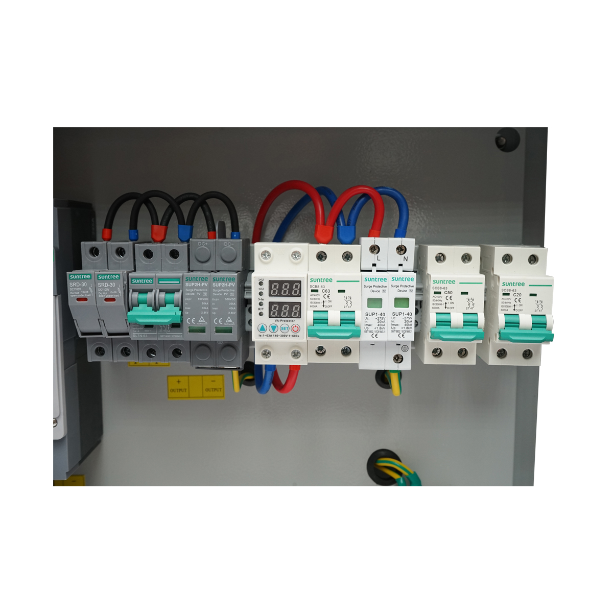 Tablou sigurante echipat DC/AC pentru sistem 220V, 3-6KW cu invertoare seria SY OFF Grid – imagine 8