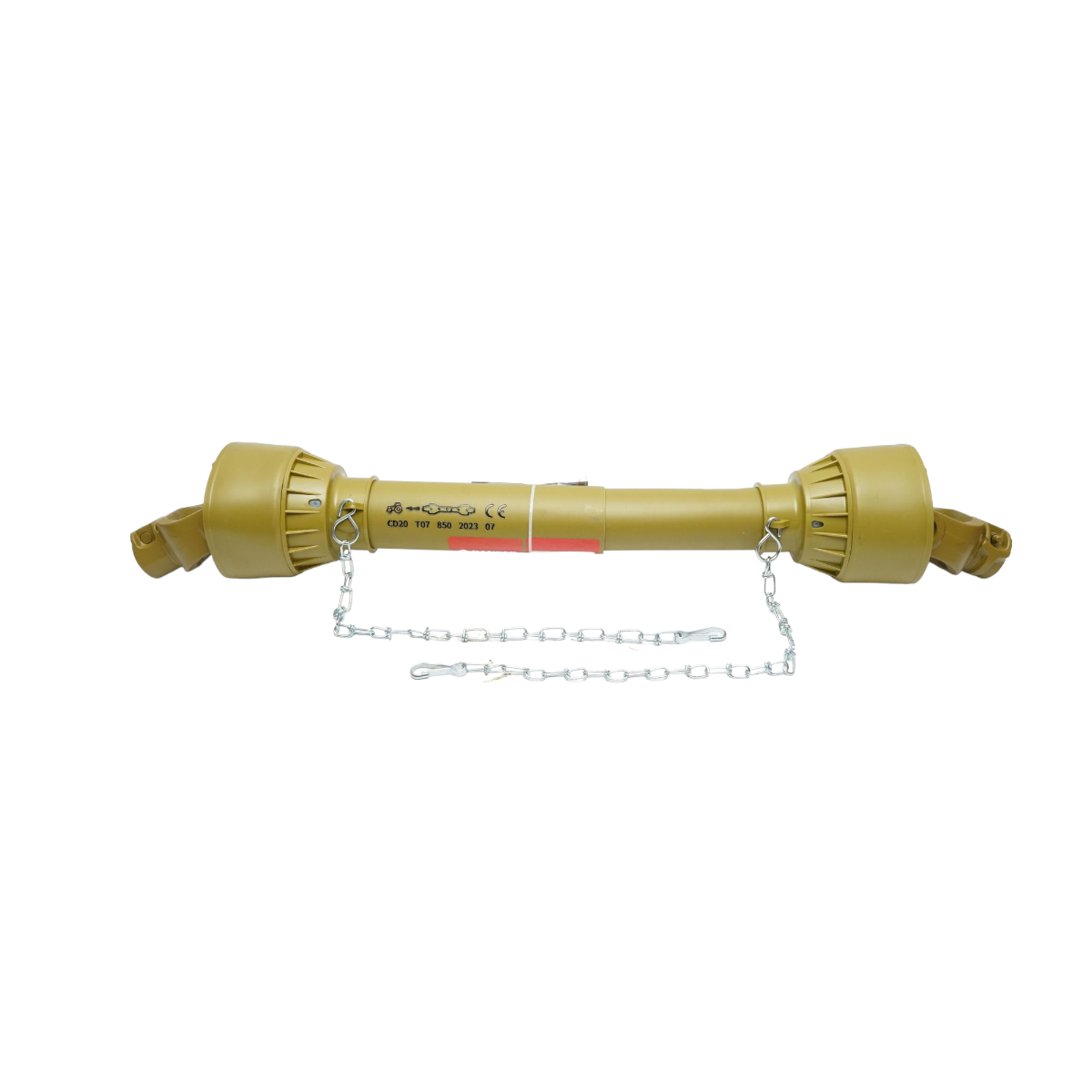 Cardan 850mm S7 cu teava triunghiulara, Z=6, cruce 30.2x106.5mm