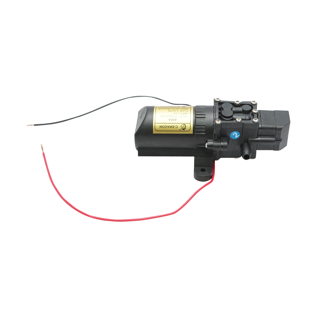 Motoras pentru pompa de stropit, vermorel electric 12V, 2.5A, debit 3.6 l/min – imagine 3