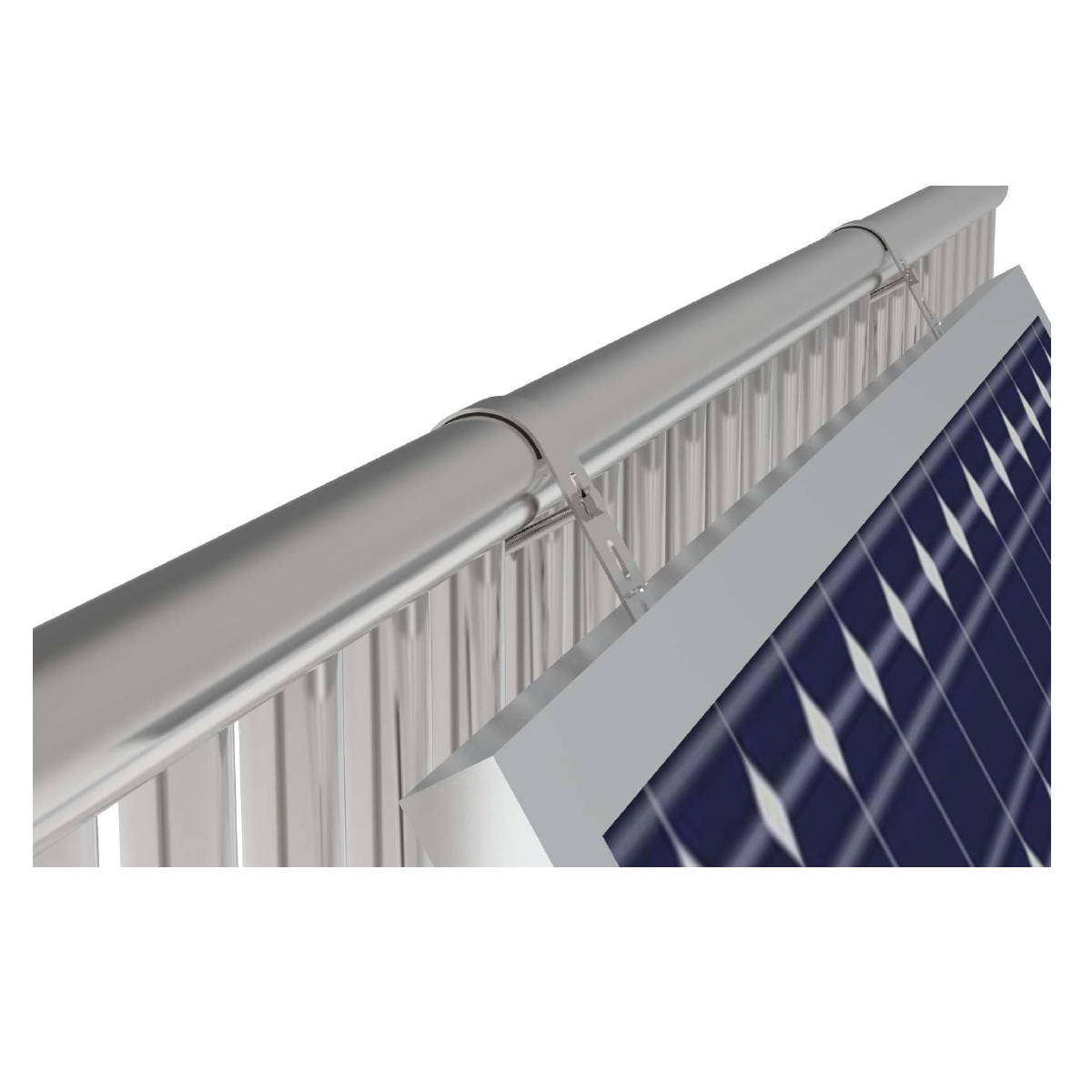 Sistem montaj structura panouri solare fotovoltaice cu prindere pe balcon – imagine 2