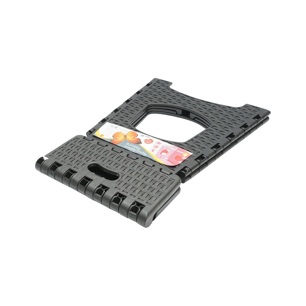 Scaun plastic pliabil negru 286X325X270 mm – imagine 4