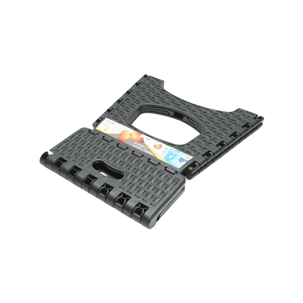 Scaun plastic pliabil negru 286X325X270 mm – imagine 3