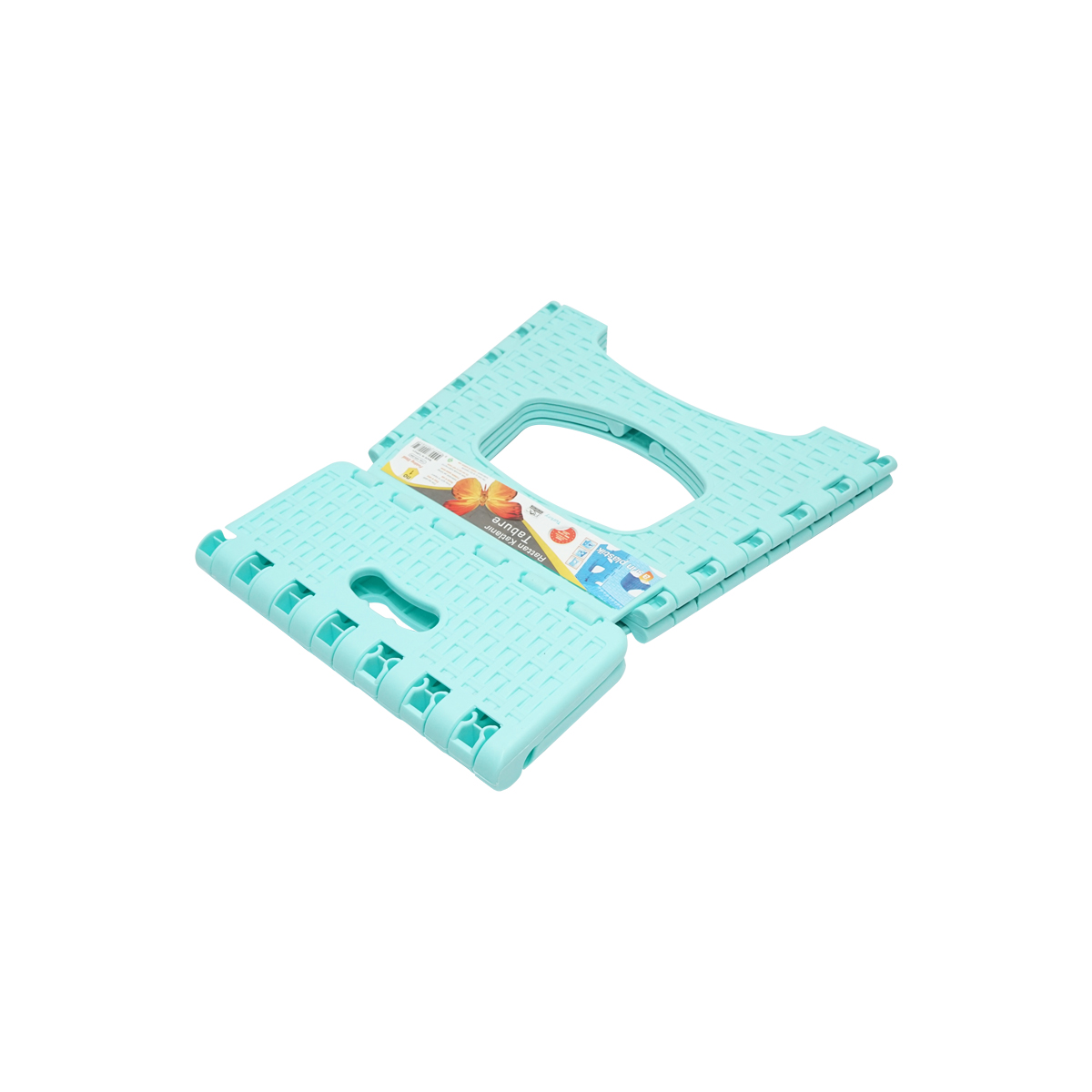 Scaun plastic pliabil turcoaz 286X325X270 mm – imagine 3