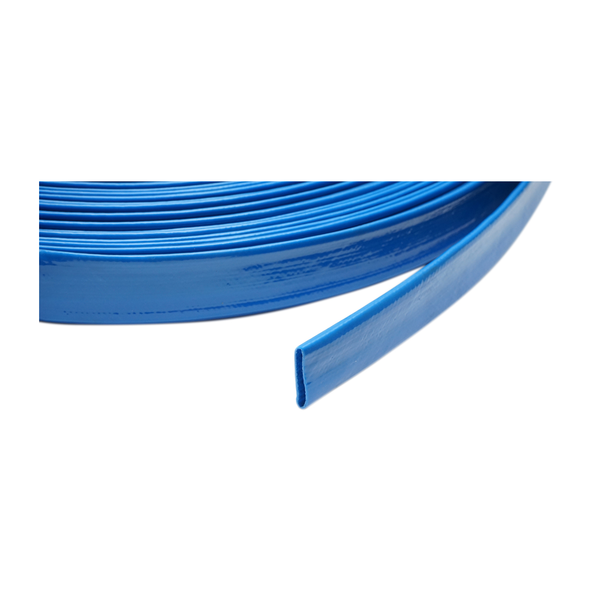 Furtun plat apa pentru irigat din PVC 1 toll lungime 100m, PN4 Breckner Germany – imagine 4