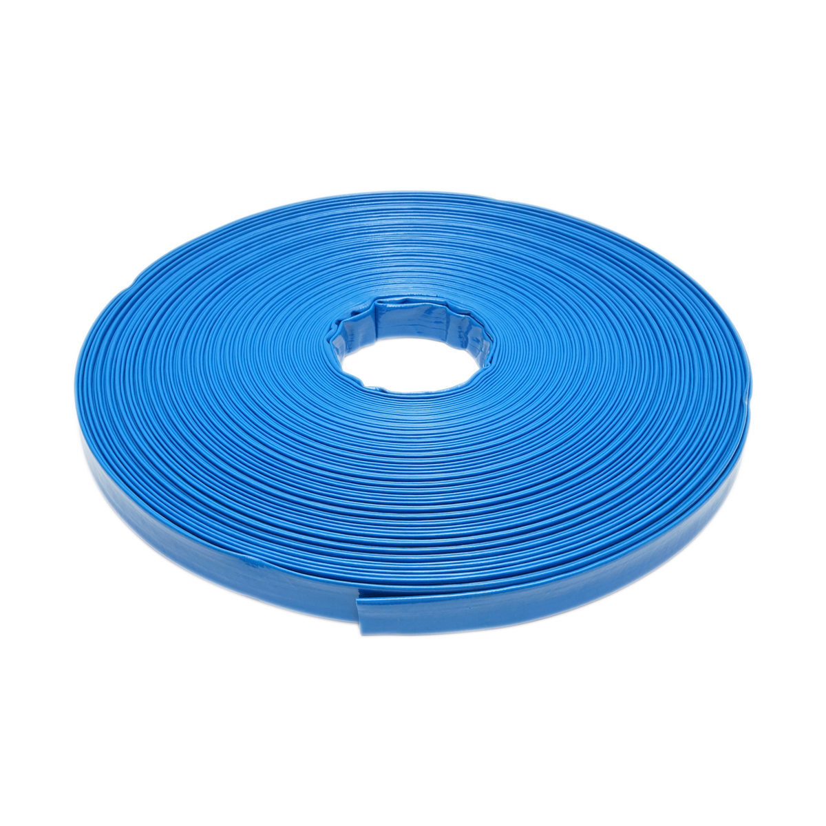 Furtun plat apa pentru irigat din PVC 3 toll lungime 100m, PN4 Breckner Germany