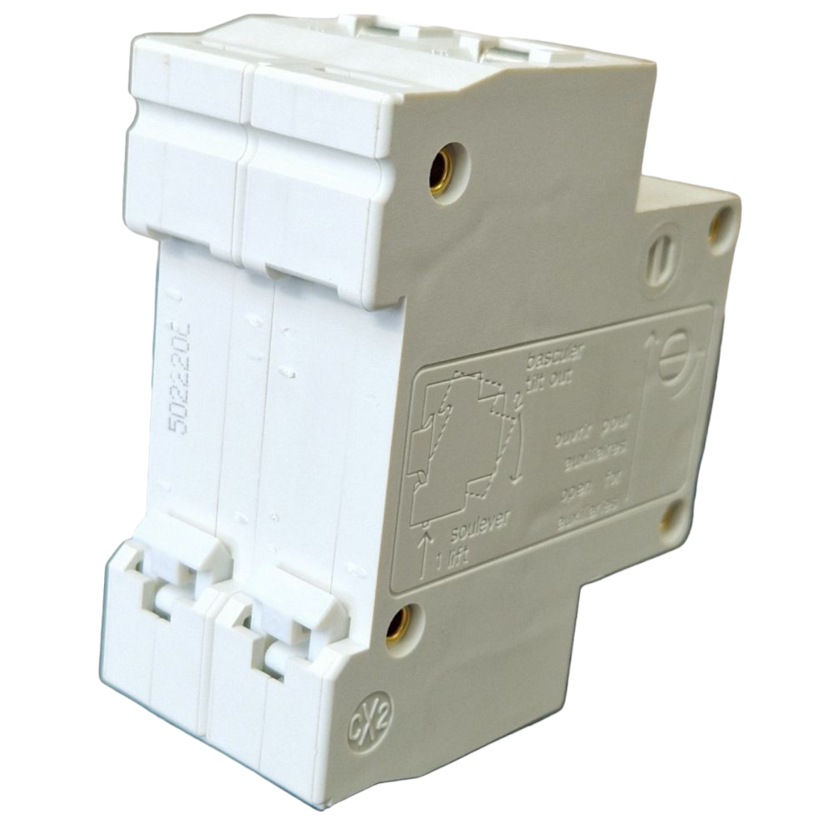Siguranta automata tip intreruptor 2P, 20A 500V, EBS1Z-63, Ebasee – imagine 2