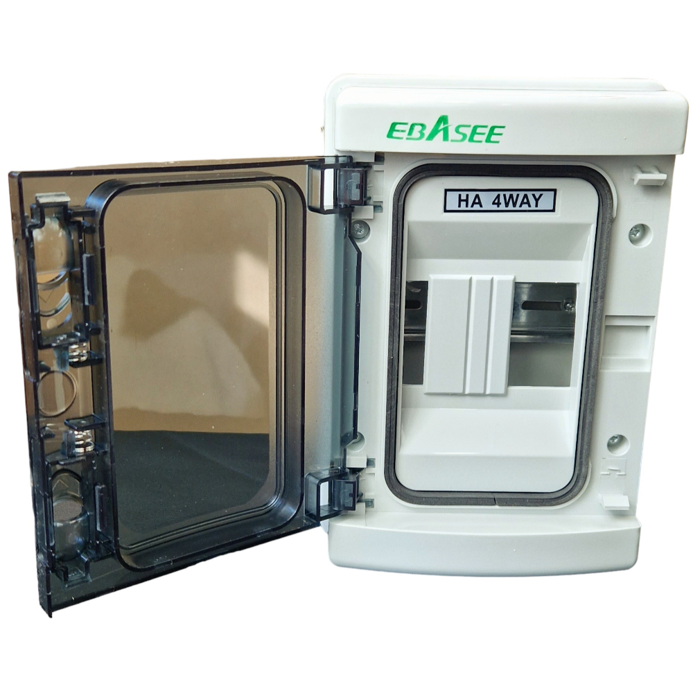 Tablou sigurante aplicat 1 rand, 4 module, IP65, 210x140x100mm Ebasee – imagine 2