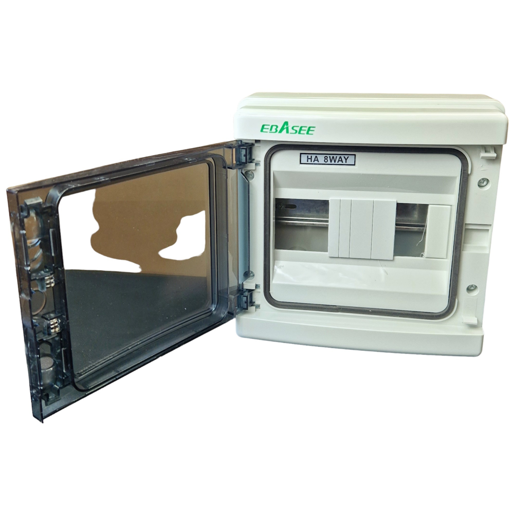 Tablou sigurante aplicat 1 rand, 8 module, IP65, 210x210x100mm Ebasee – imagine 3