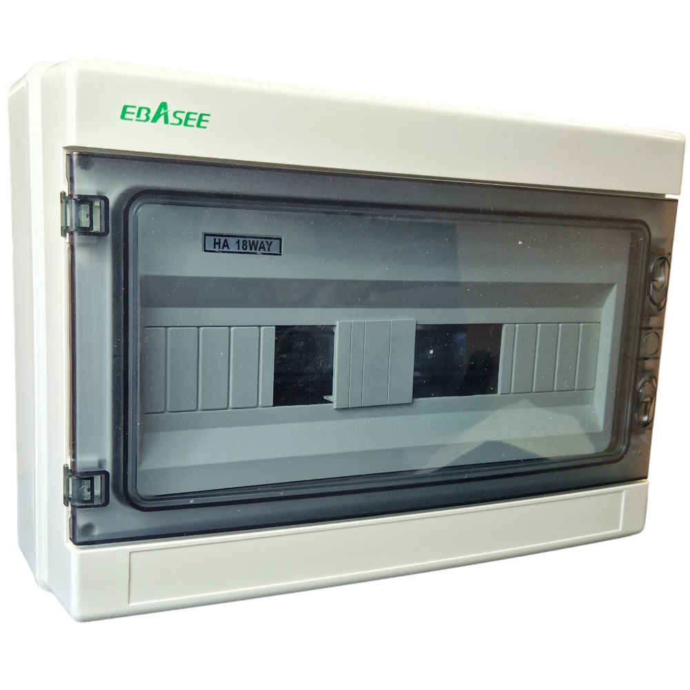 Tablou electric aplicat 1 rand, 18 module, IP65, 280x410x130mm Ebasee – imagine 2