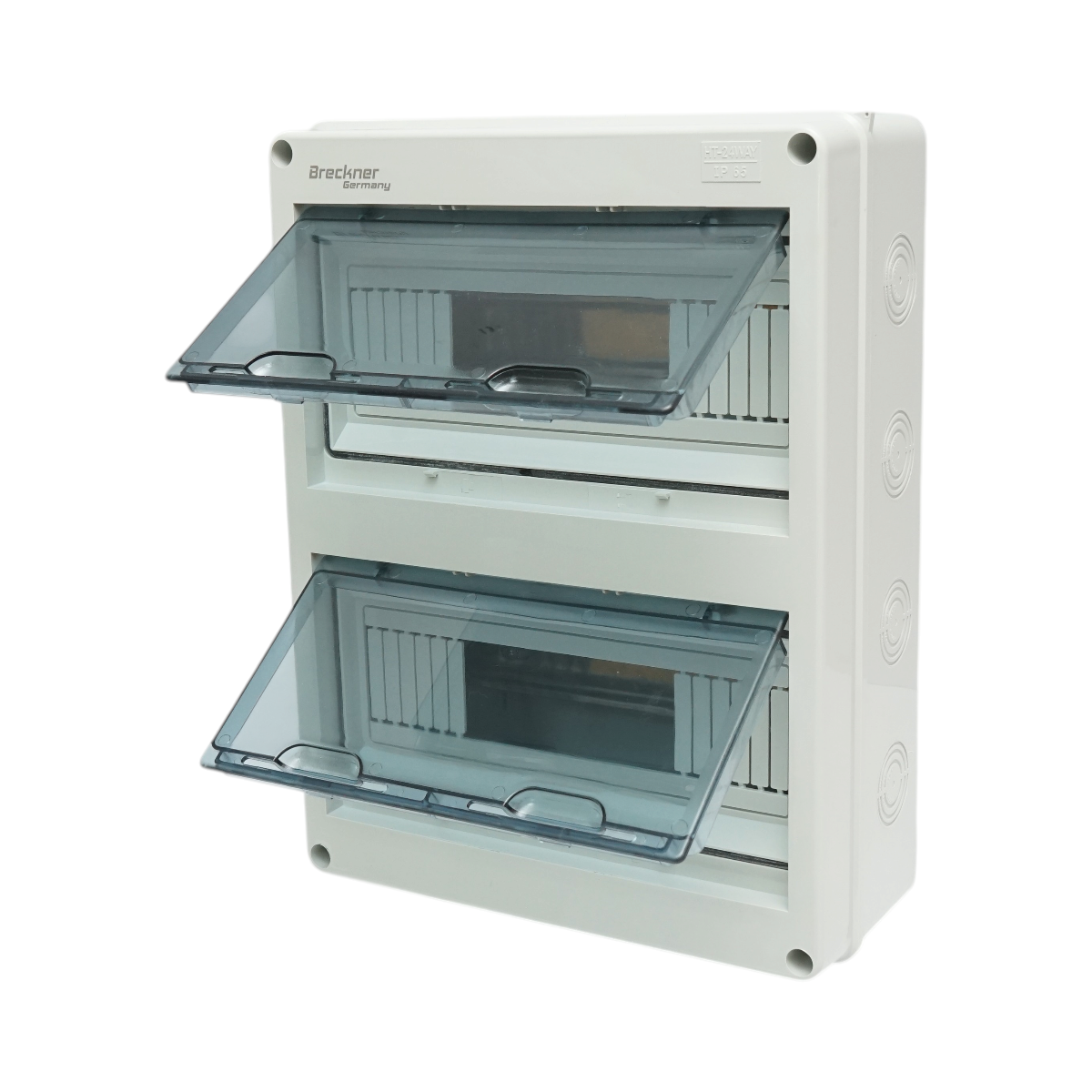 Tablou electric aplicat 2 randuri, 24 module 270x350x130mm IP65 Breckner Germany – imagine 2