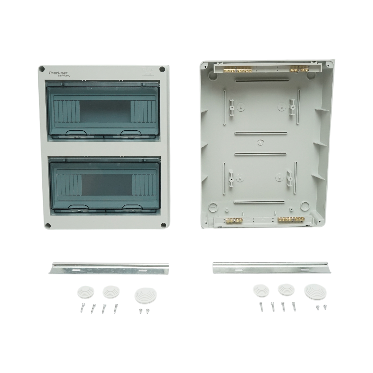 Tablou electric aplicat 2 randuri, 24 module 270x350x130mm IP65 Breckner Germany – imagine 3