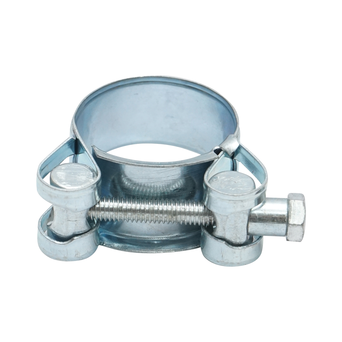 Colier forta, clema metalica zincata cu surub W1 pentru furtunuri 23-25mm Breckner Germany