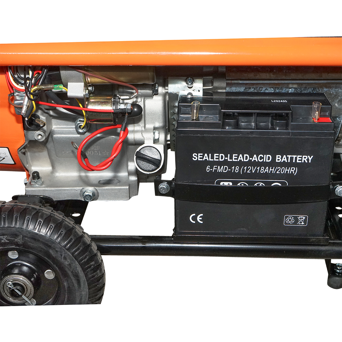 Generator electric pe benzina 220-380V 7.2KW 50Hz cu ATS si pornire electrica/manuala THOR – imagine 8