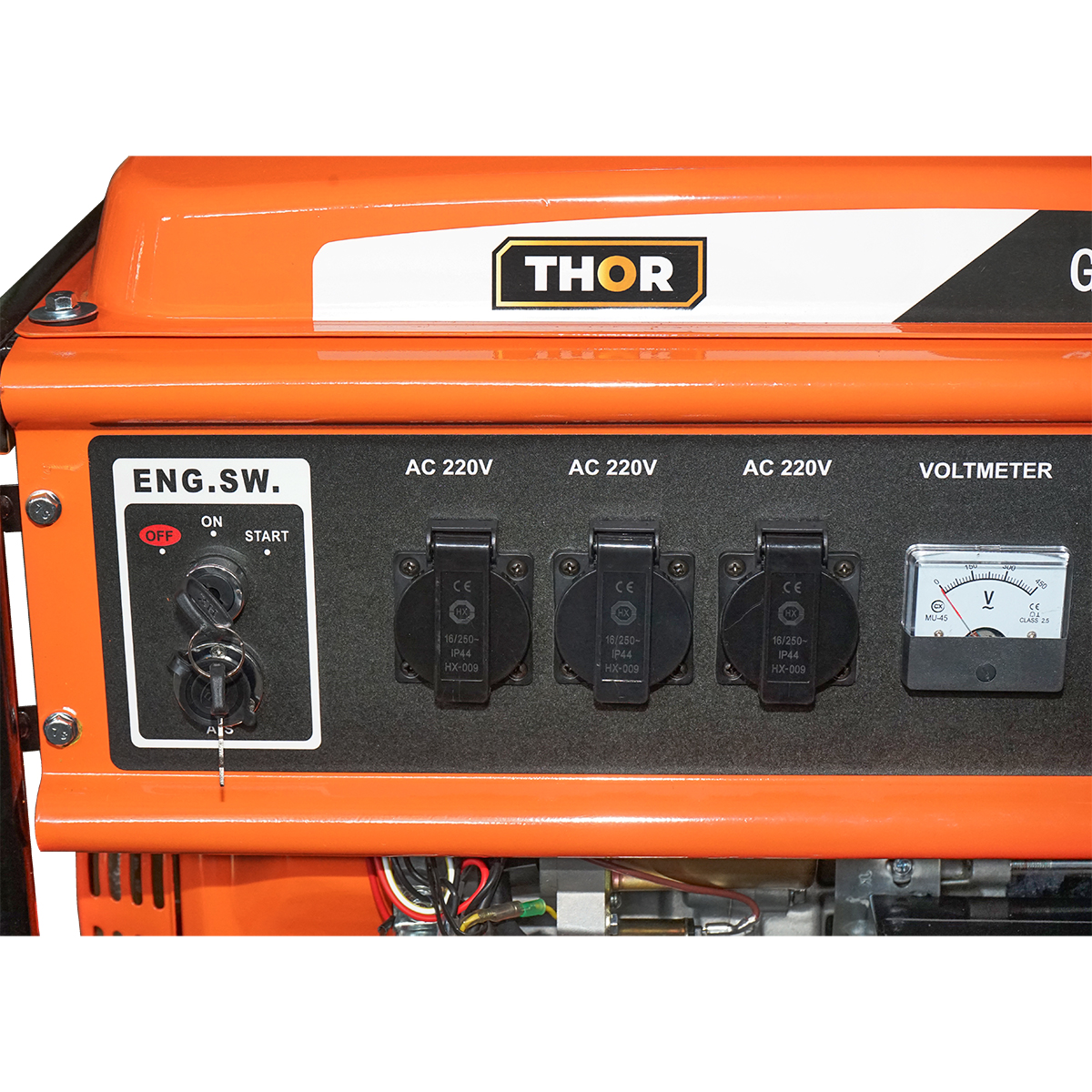 Generator electric pe benzina 220-380V 7.2KW 50Hz cu ATS si pornire electrica/manuala THOR – imagine 9