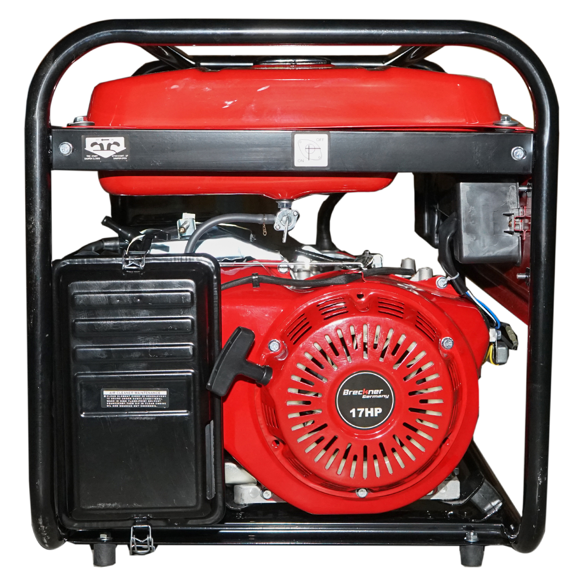 Generator electric 7.5kW/220V, motor pe benzina  17CP, pornire manuala Breckner Germany – imagine 4