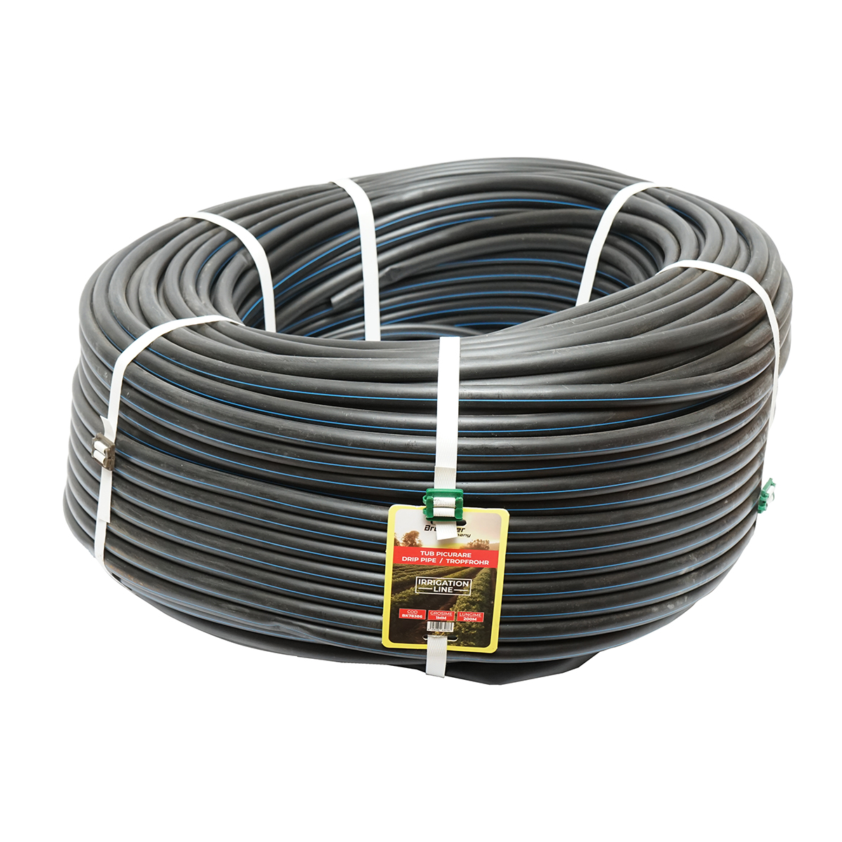 Tub de picurare orb pentru irigatii D16 mm fara gauri 200m Breckner Germany
