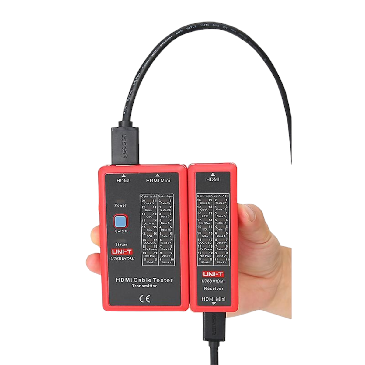 Tester pentru cablu HDMI, UT681HDMI UNI-T – imagine 2