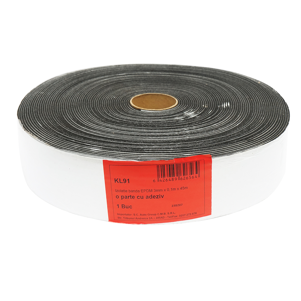 Rola 45m banda etansare autoadeziva EPDM 100x3mm pentru panouri solare