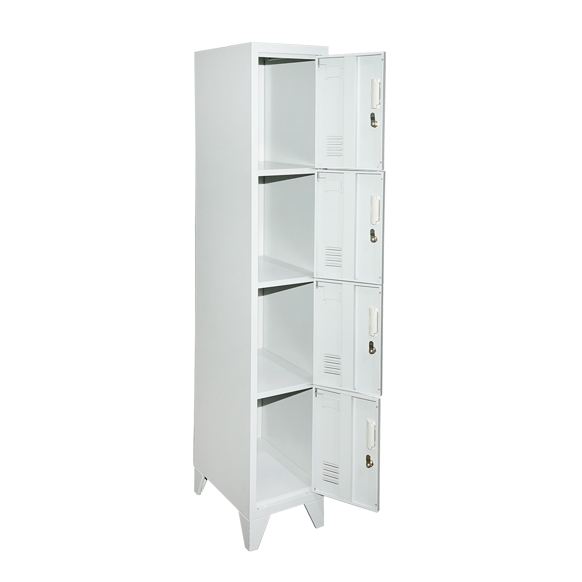 Vestiar, dulap metalic cu 4 usi securizate 1700x300x450mm Breckner Germany – imagine 3