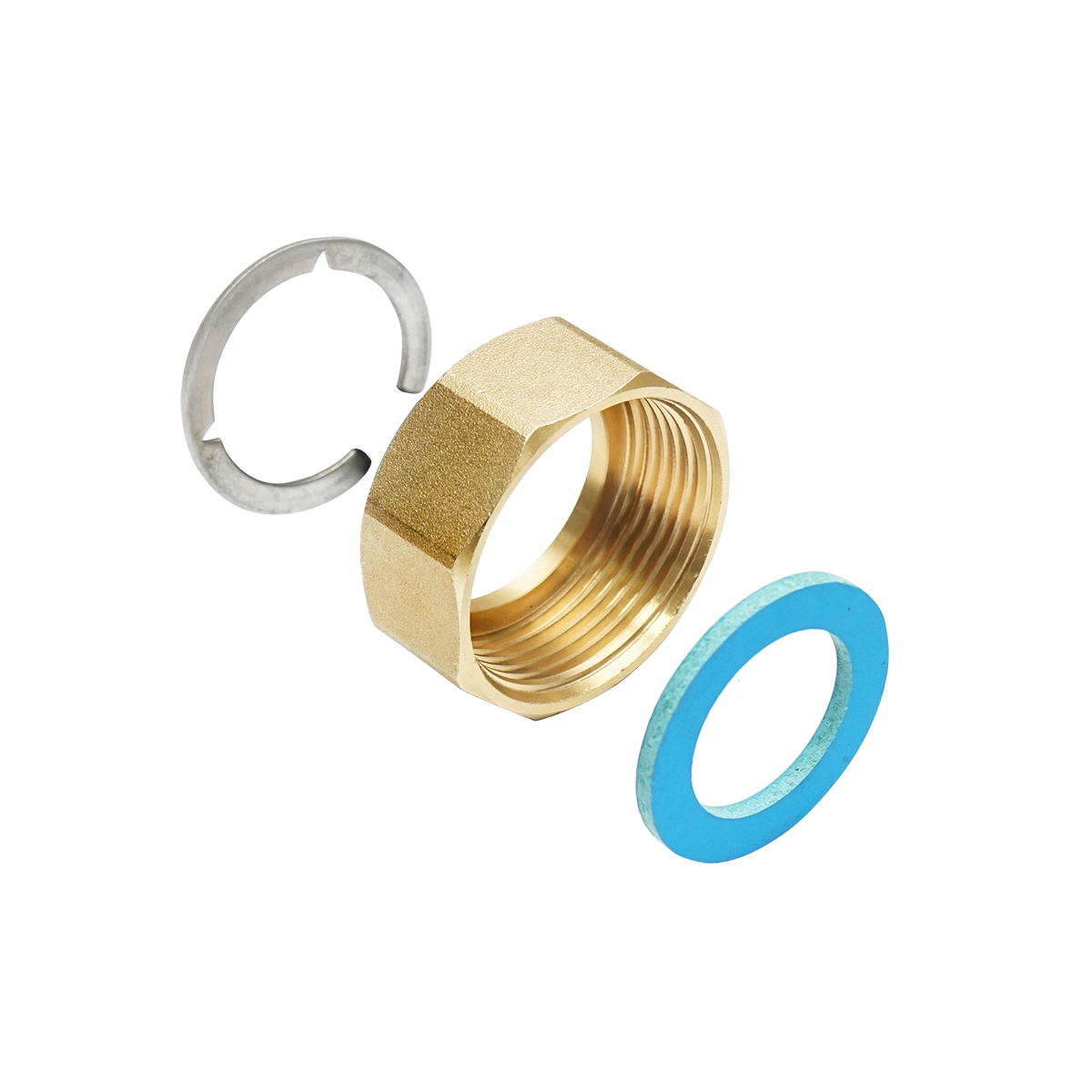 Set racord simplu DN25-1.1/4 pentru teava flexibila, gofrata inox