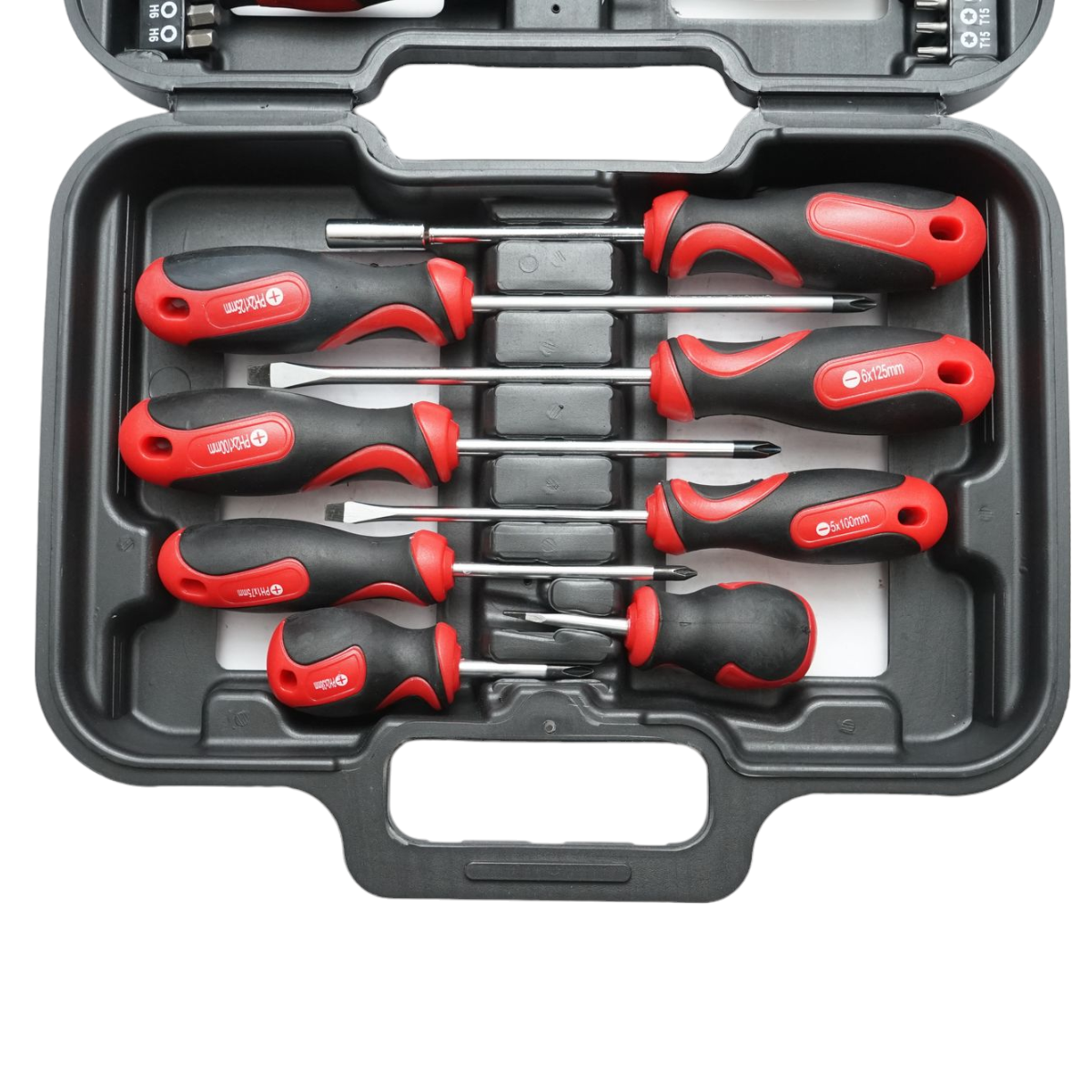 Trusa surubelnite si biti combinate 58 piese Breckner Germany – imagine 3