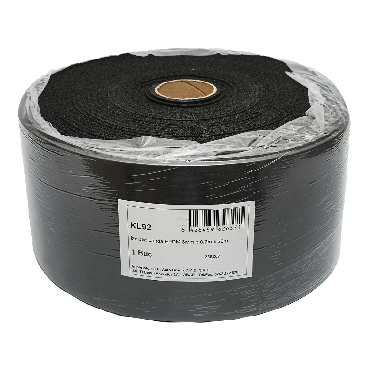 Rola 22m banda etansare EPDM 200x6mm pentru panouri solare